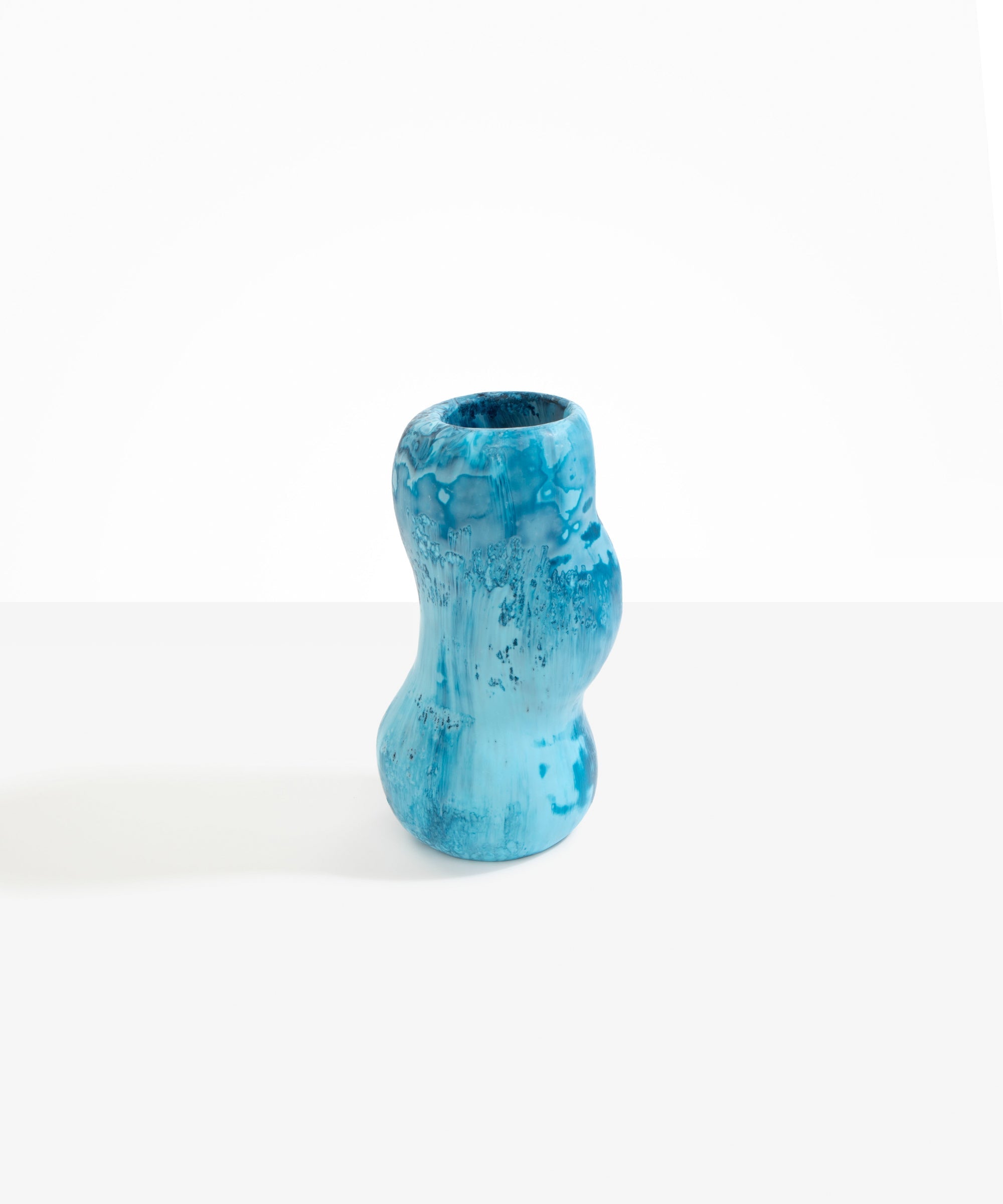 Dinosaur Designs Medium Valley Vase in Water Colour resin