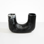 Dinosaur Designs Large Branch Vase in Black Marble Colour resin