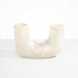 Dinosaur Designs Large Branch Vase in Chalk Swirl Colour resin