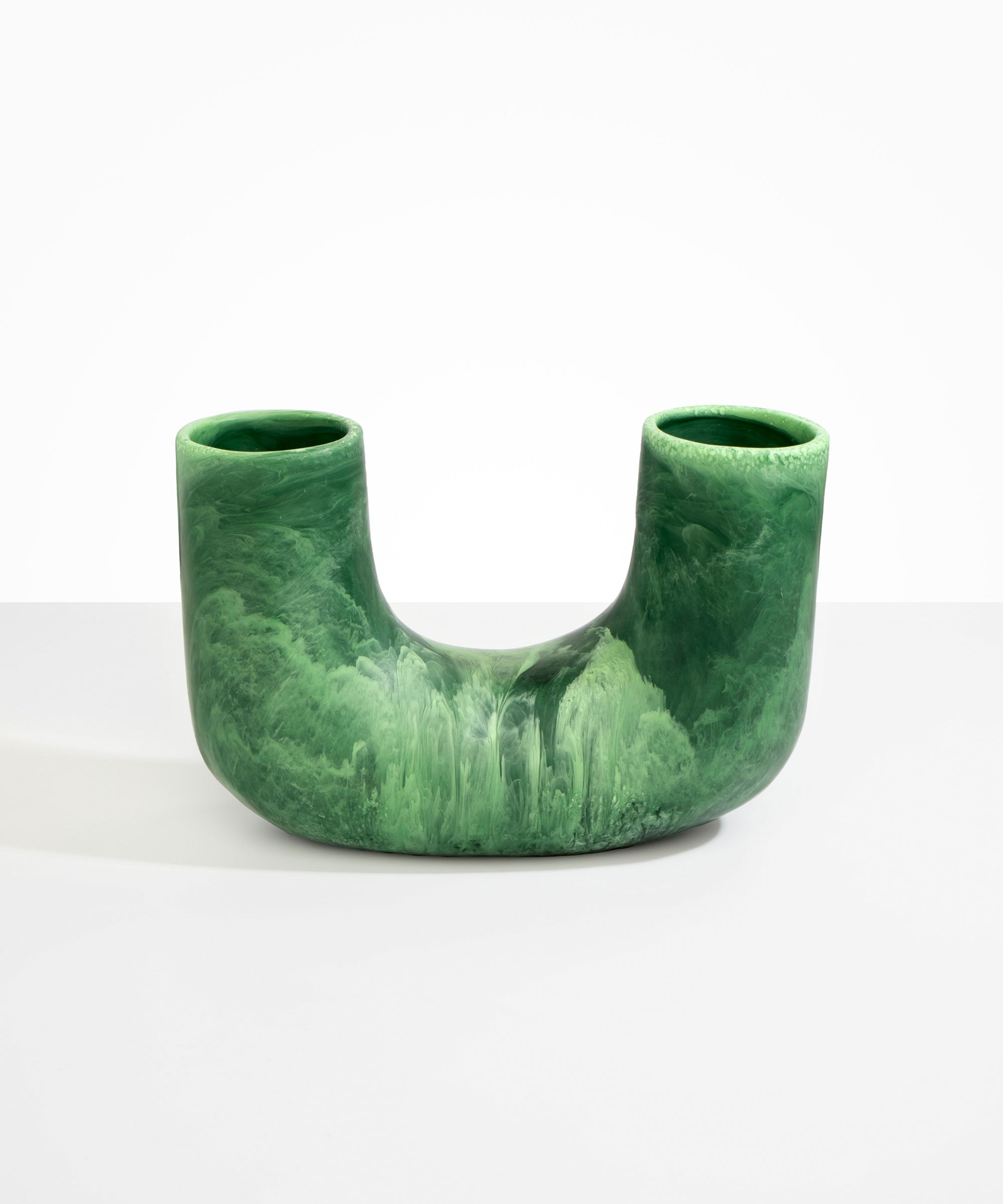 Dinosaur Designs Large Branch Vase in Moss Colour resin
