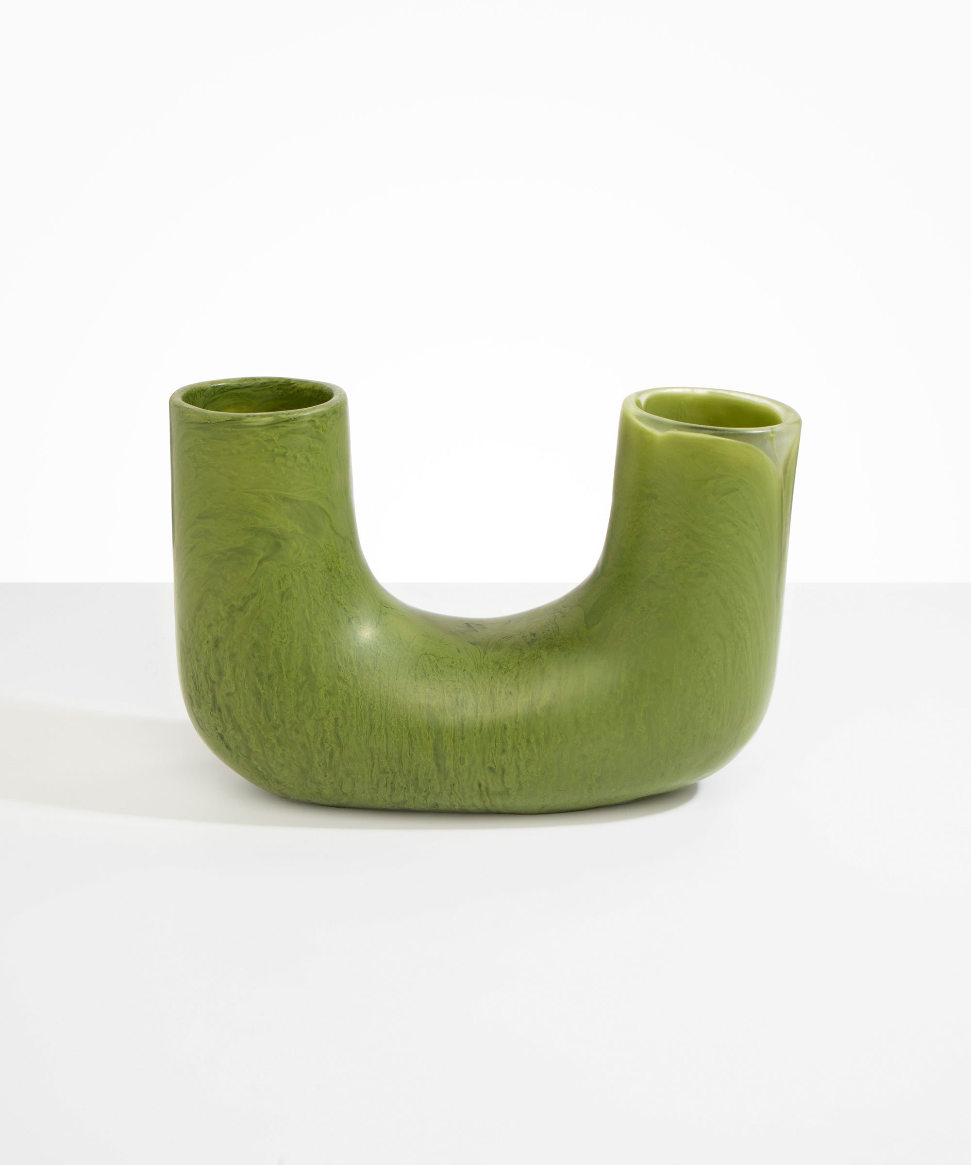 Dinosaur Designs Large Branch Vase in Olive Colour resin