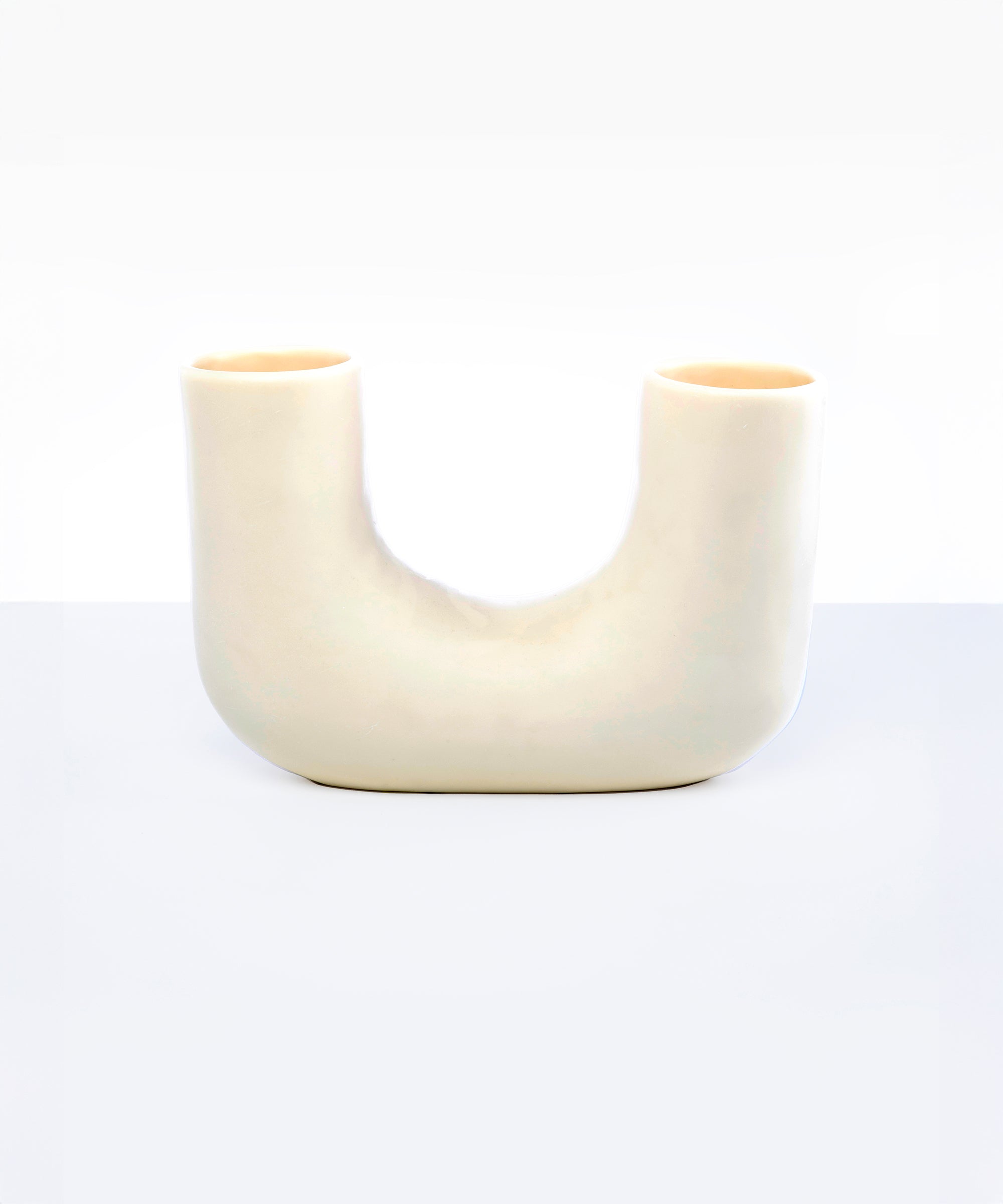 Dinosaur Designs Large Branch Vase in Cream Colour resin