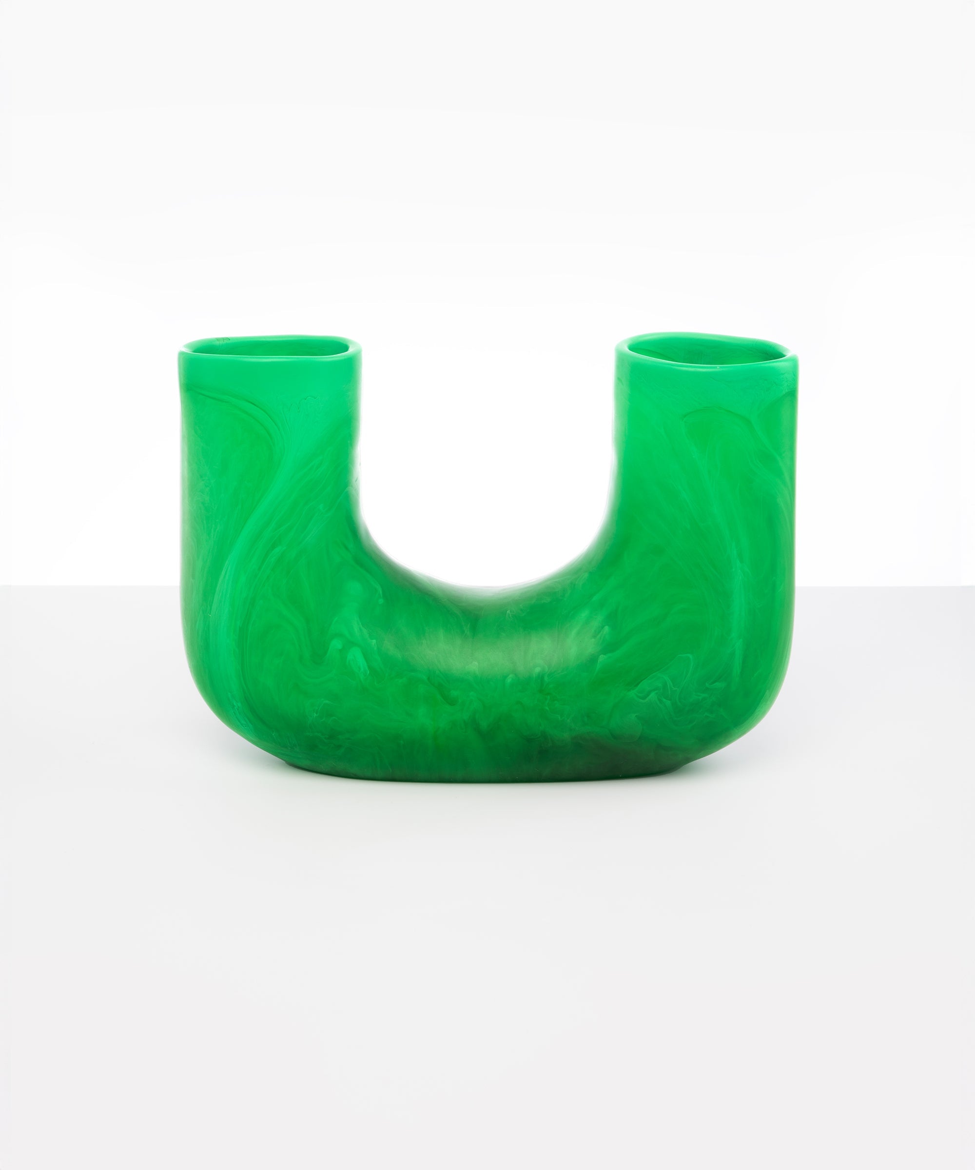 Dinosaur Designs Large Branch Vase in Leaf Colour resin