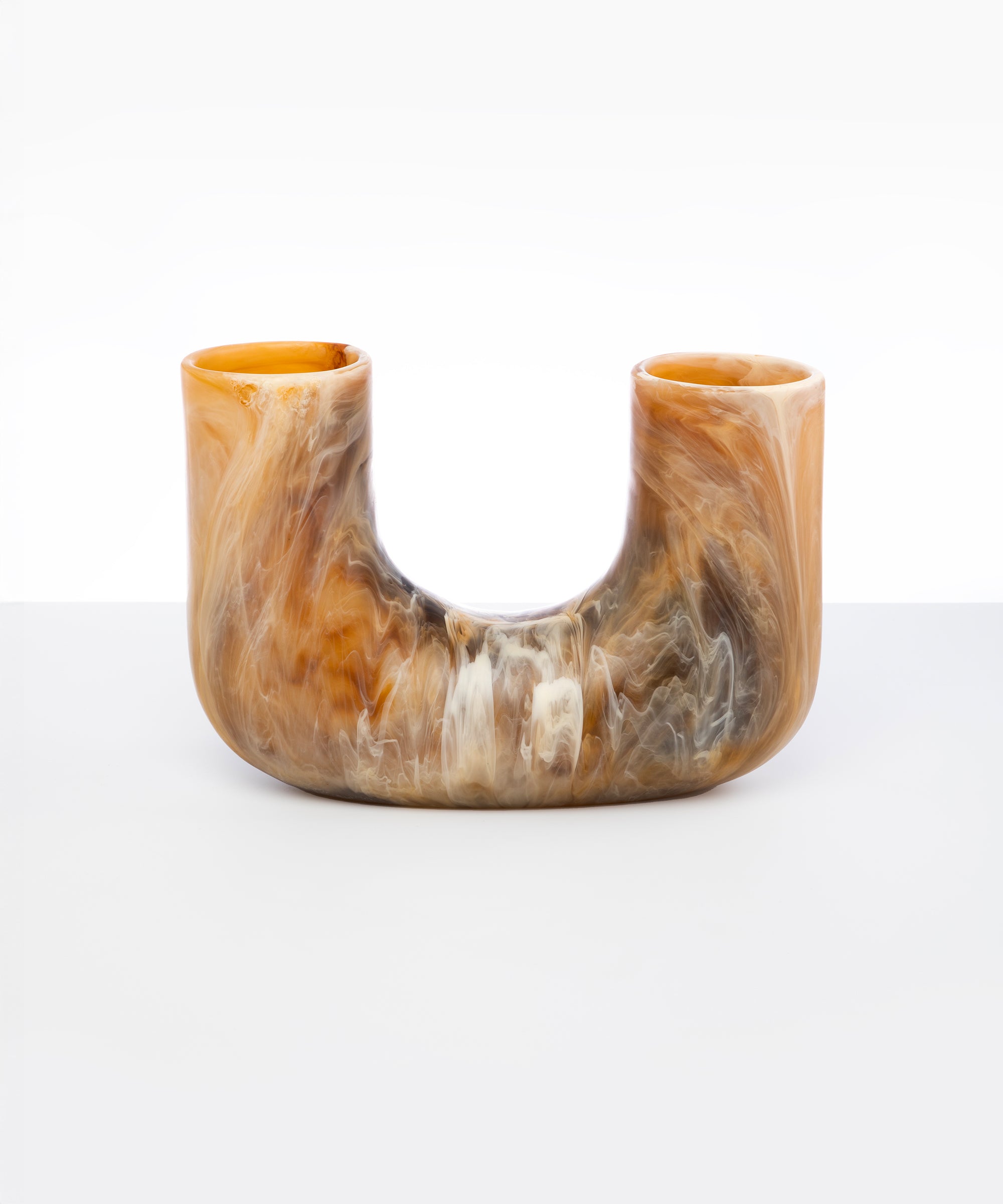 Dinosaur Designs Large Branch Vase in Light Horn Colour resin