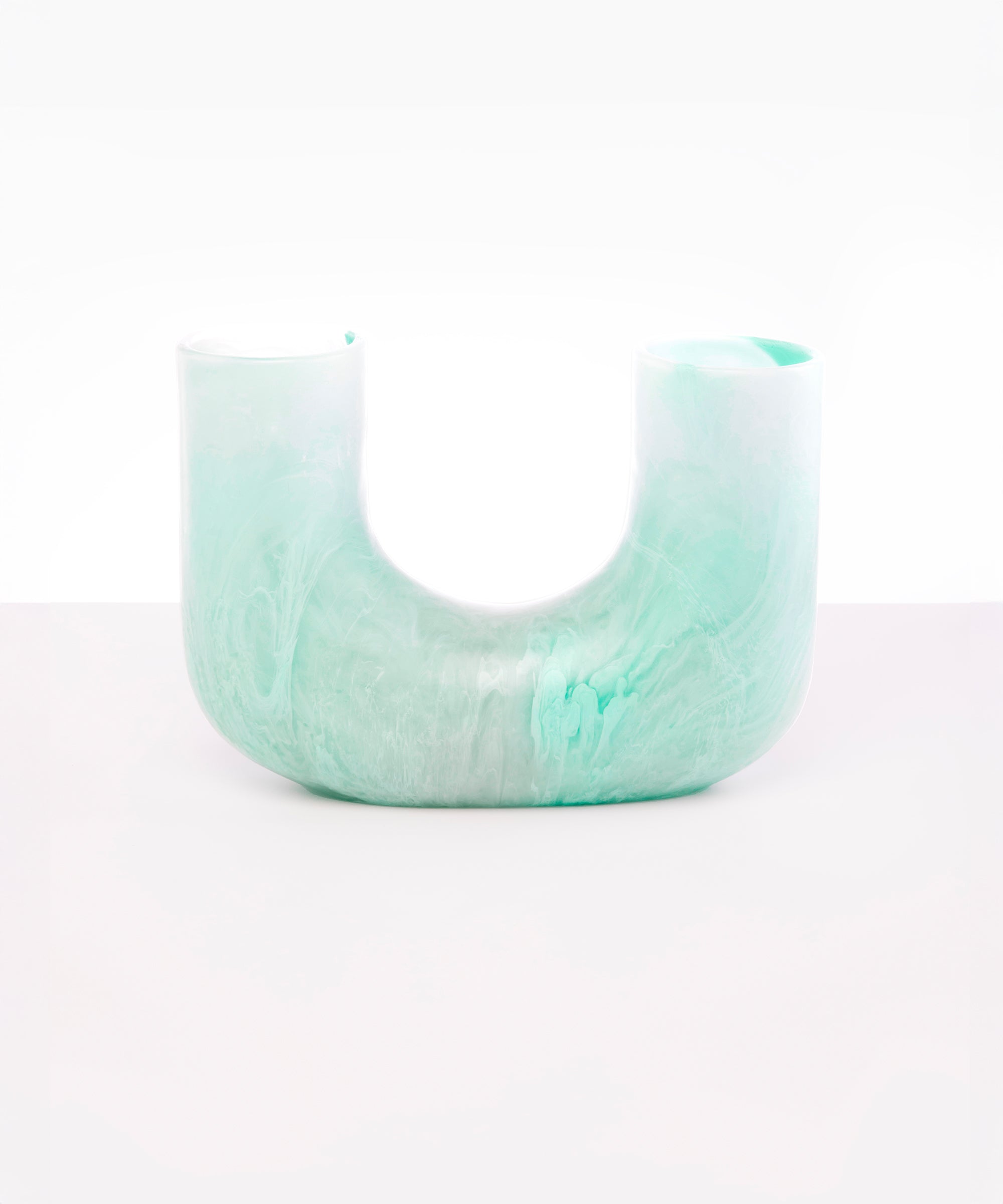 Dinosaur Designs Large Branch Vase in Mint Colour resin