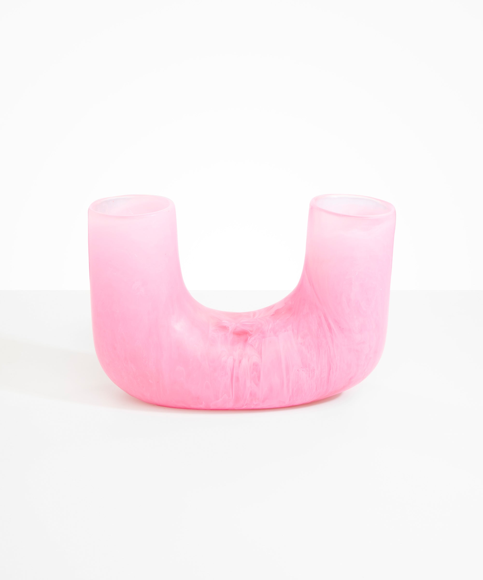 Dinosaur Designs Large Branch Vase in Shell Pink Colour resin