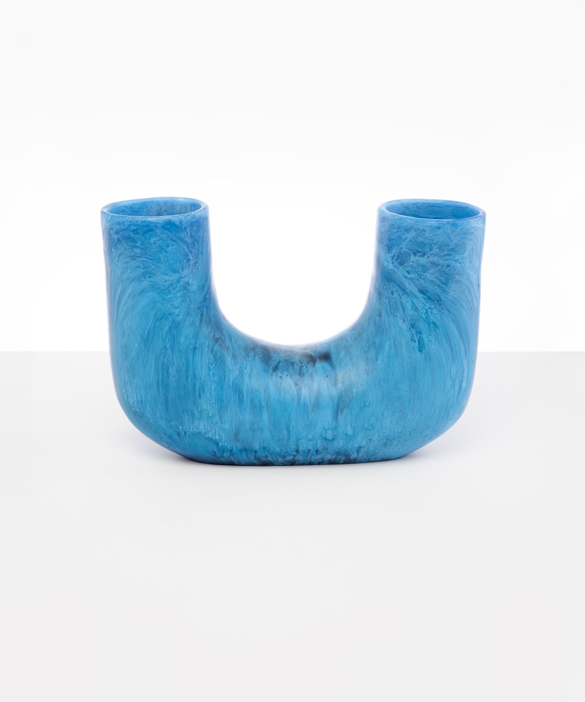 Dinosaur Designs Large Branch Vase in Sky Colour resin