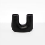 Dinosaur Designs Medium Branch Vase in Black Colour resin