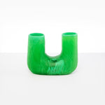 Dinosaur Designs Medium Branch Vase in Leaf Colour resin