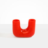 Dinosaur Designs Medium Branch Vase in Poppy Colour resin