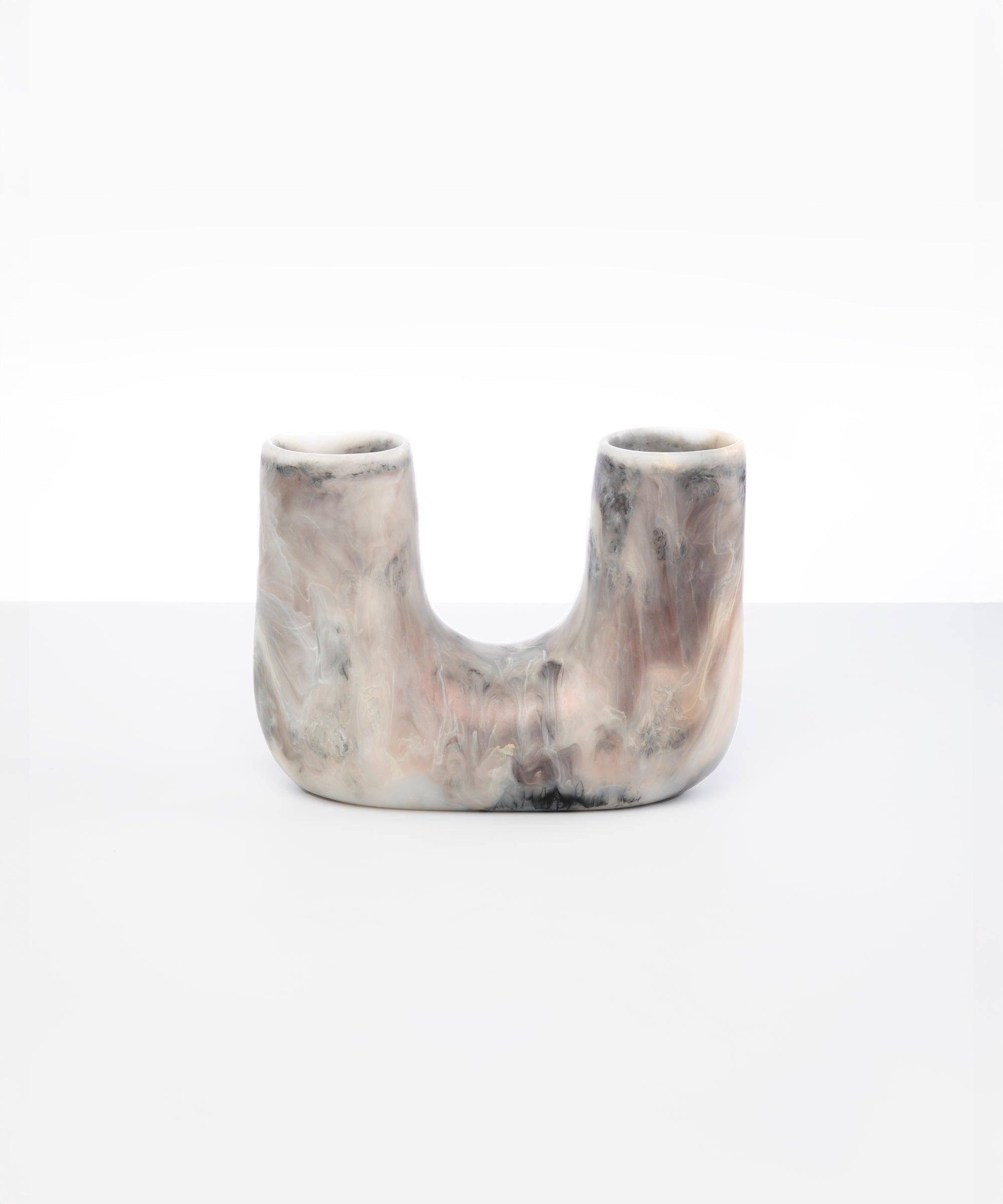 Dinosaur Designs Medium Branch Vase in Sandy Pearl Colour resin