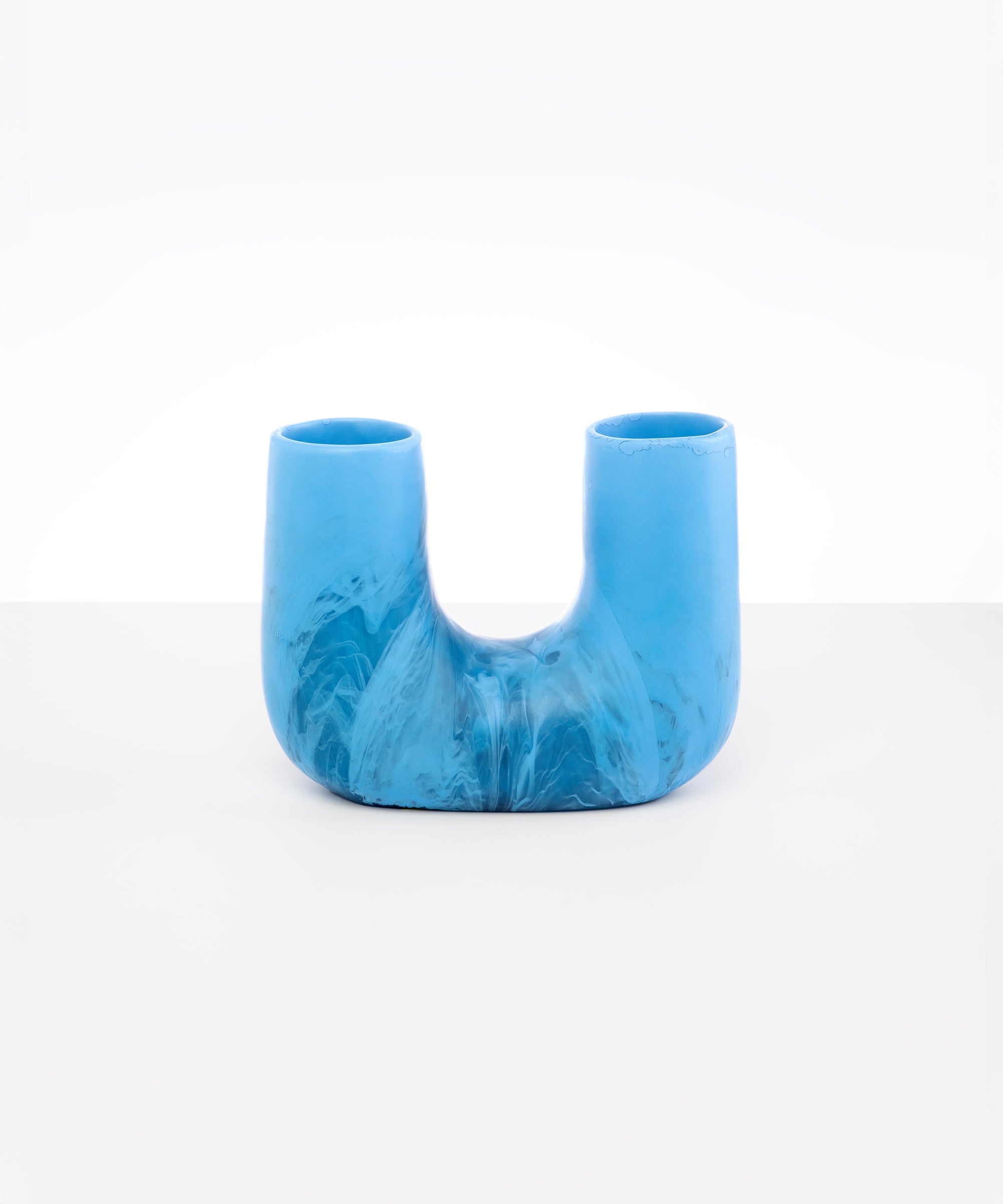 Dinosaur Designs Medium Branch Vase in Sky Colour resin