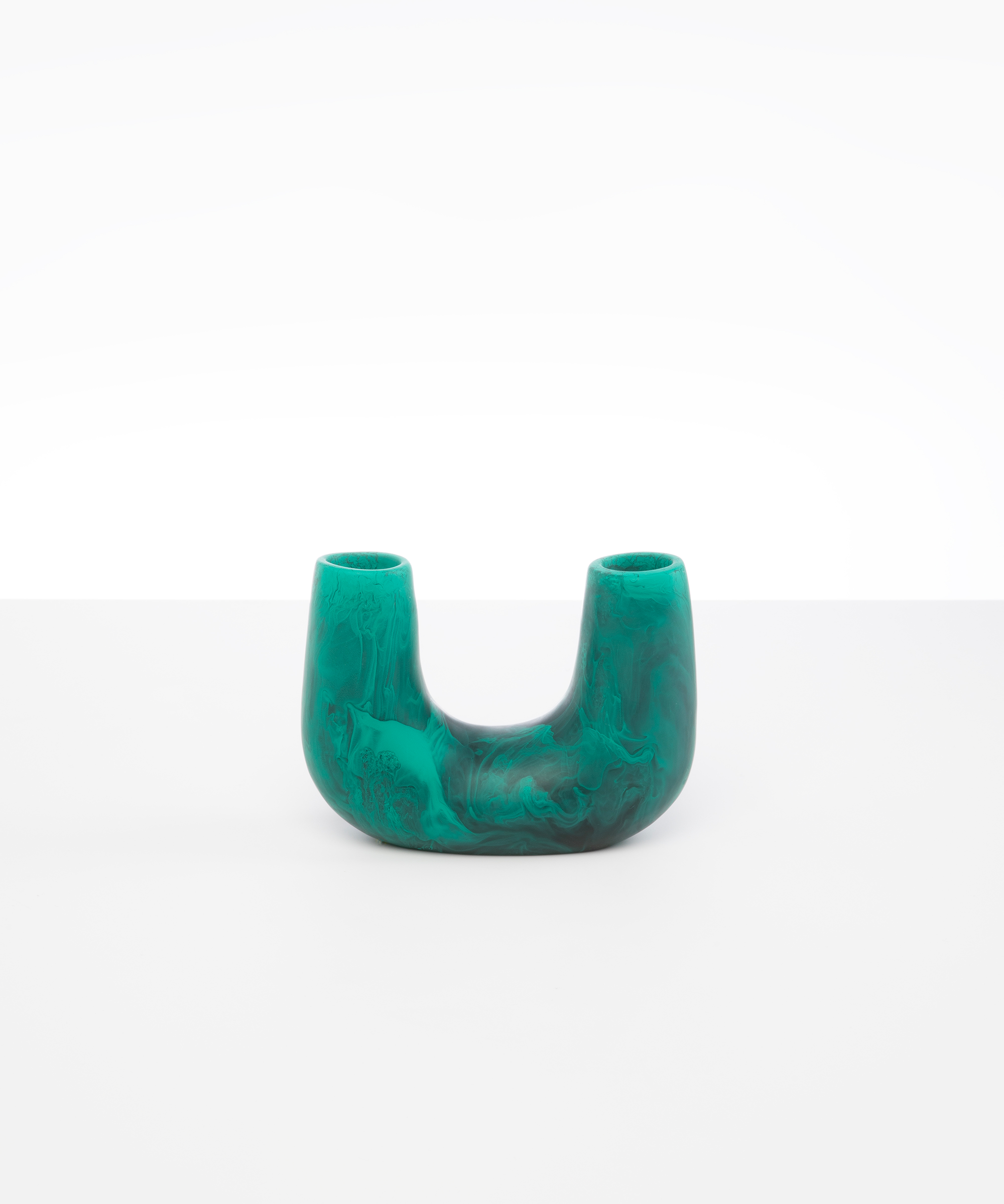 Dinosaur Designs Small Branch Vase in Mineral Swirl Colour resin