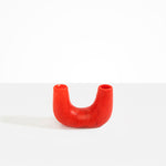 Dinosaur Designs Small Branch Vase in Poppy Colour resin