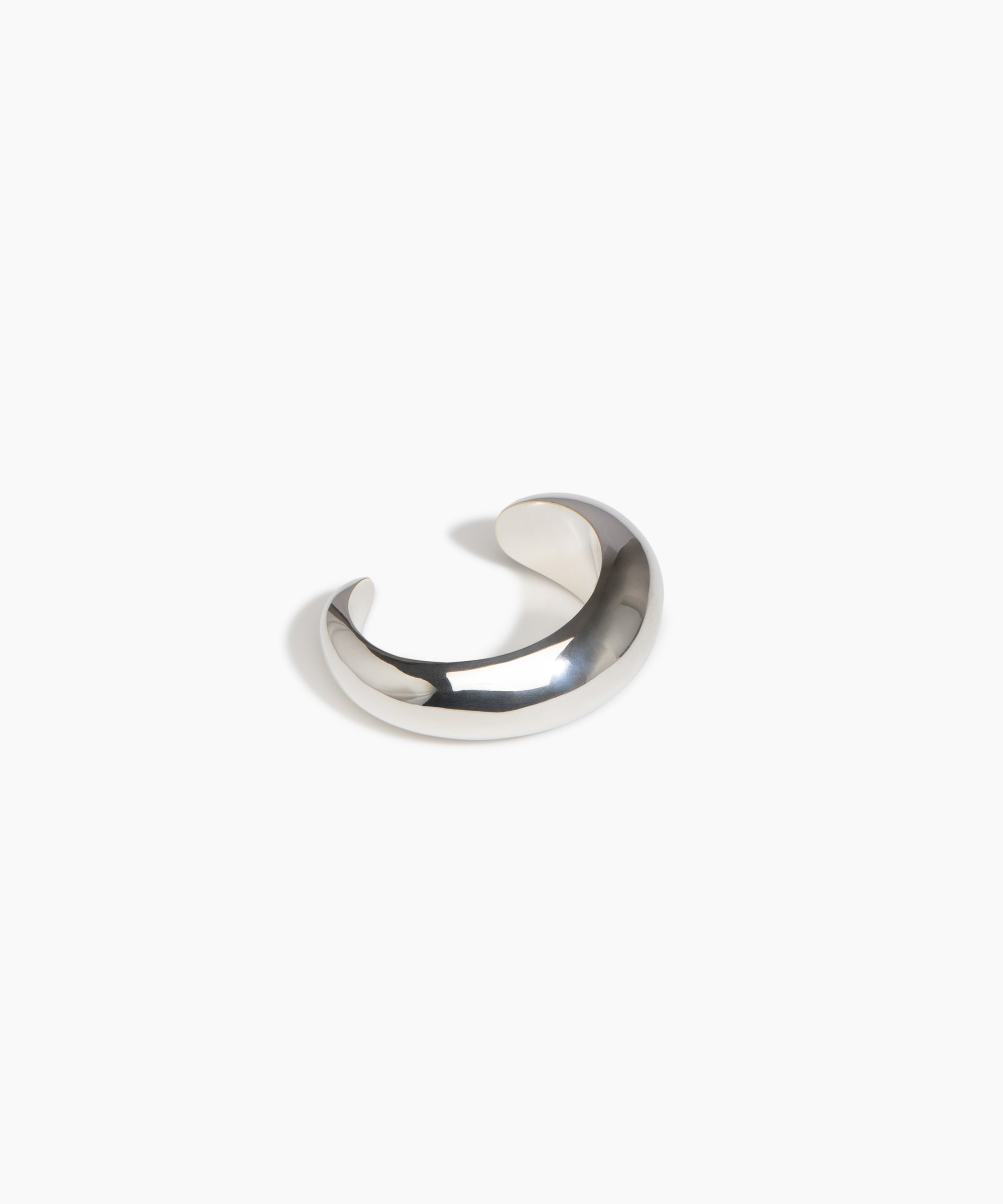 LO Collections x ALEX AND TRAHANAS Small Chifferi Cuff in Silver-Plated Brass Material