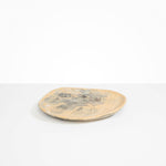 Dinosaur Designs Pebble Plate in Sandy Pearl Colour resin