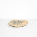 Dinosaur Designs Pebble Plate in Sandy Pearl Colour resin