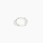 LO Collections x ALEX AND TRAHANAS Narrow Voyage Bangle in Silver-Plated Brass Material