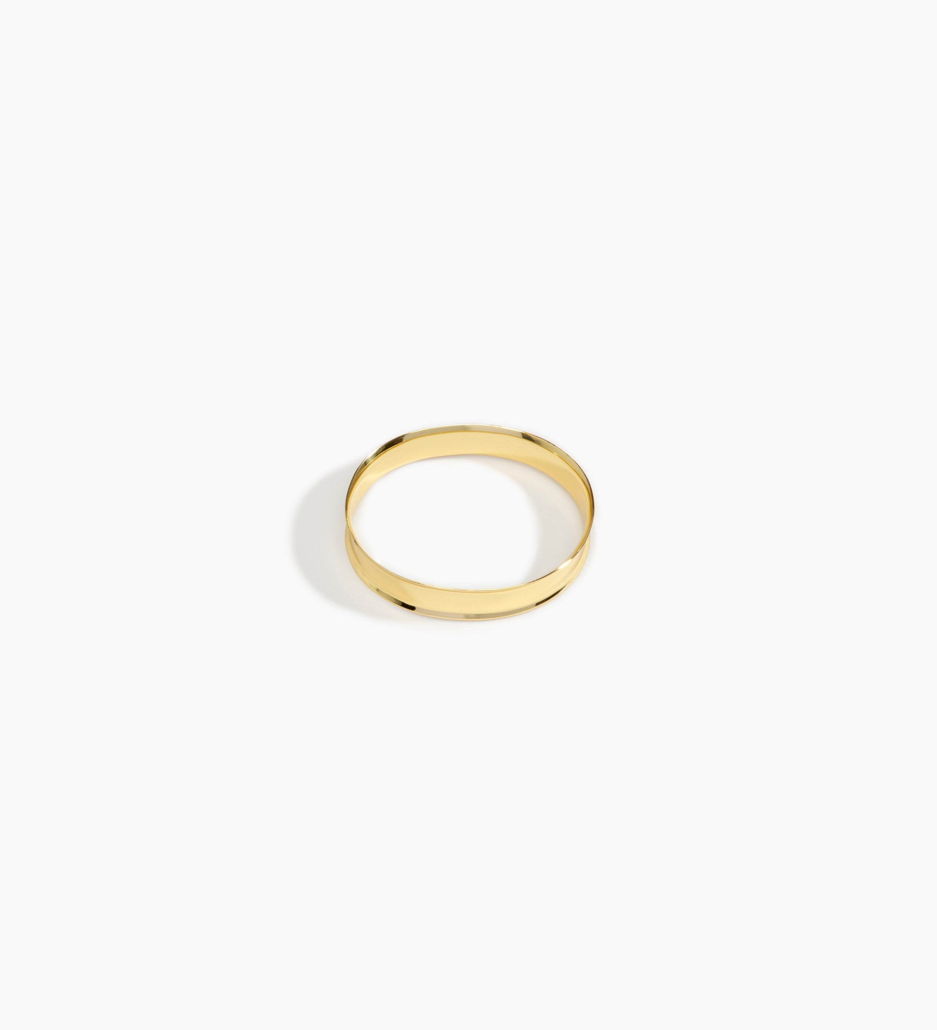 LO Collections x ALEX AND TRAHANAS Narrow Voyage Bangle Bracelets in Nano-Coated Brass Material 