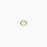 LO Collections Circle Ring in Nano-Coated Brass Material.
