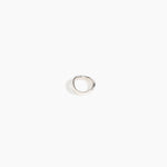 LO Collections Flat Wave Ring in 925 Sterling Silver Material..