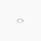 LO Collections Flat Wave Ring in 925 Sterling Silver Material..