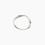 LO Collections Liquid Bangle in 925 Sterling Silver Material