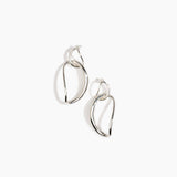 LO Collections Liquid Chain Earrings Earrings in 925 Sterling Silver Material 