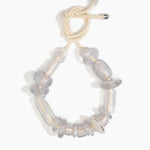 Dinosaur Designs Drift Necklace Necklaces in Frost Colour resin with Silver-Plated Brass Material