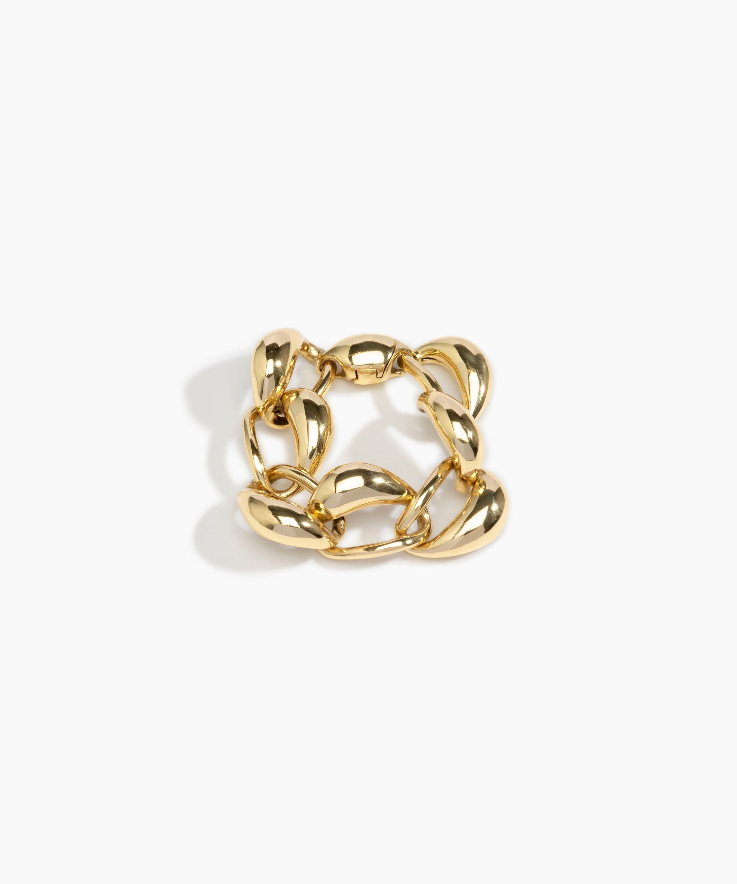 LO Collections Cocoon Bracelet in Nano-Coated Brass Material