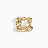 LO Collections Cocoon Bracelet in Nano-Coated Brass Material.