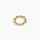 LO Collections Hug Chain Bracelet in Nano-Coated Brass Material resin with Regular Fit..