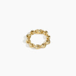 LO Collections Hug Chain Bracelet in Nano-Coated Brass Material resin with Regular Fit