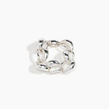 LO Collections Cocoon Bracelet in Silver-Plated Brass Material