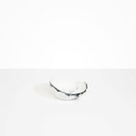 Dinosaur Designs Flow Dessert Bowl in White Marble Colour resin