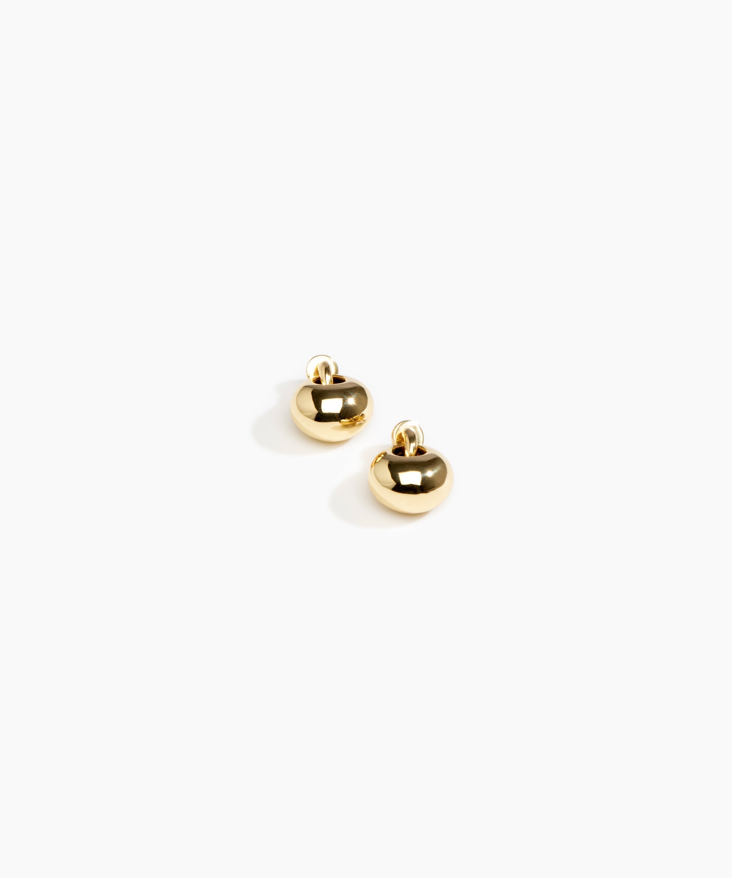 LO Collections x ALEX AND TRAHANAS Marella Hoop Earrings in Nano-Coated Brass Material..