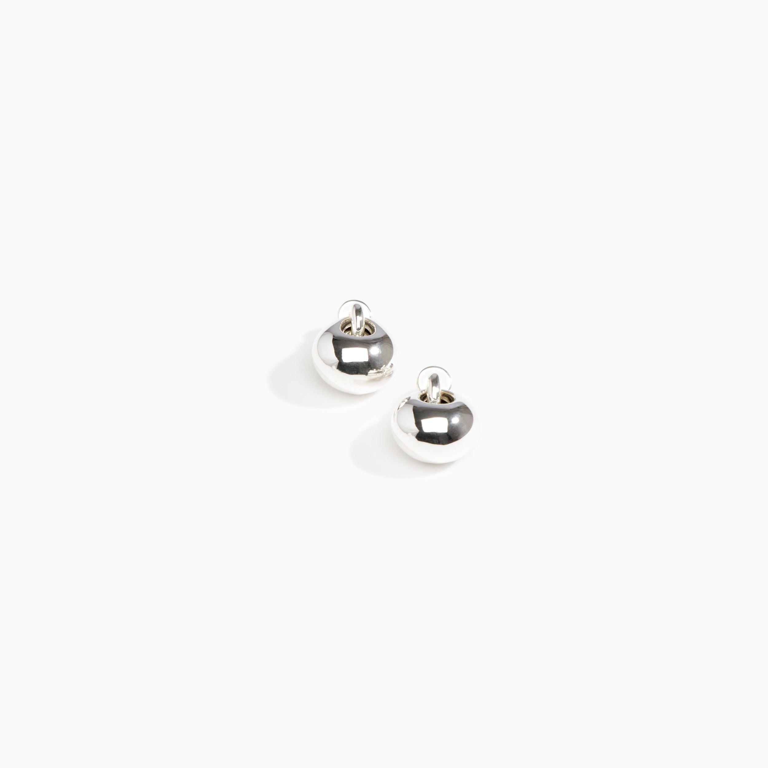 LO Collections x ALEX AND TRAHANAS Marella Hoop Earrings in Silver-Plated Brass Material..