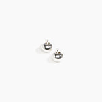 LO Collections x ALEX AND TRAHANAS Marella Hoop Earrings in Silver-Plated Brass Material