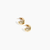 LO Collections x ALEX AND TRAHANAS Small Chifferi Hoop Earrings in Nano-Coated Brass Material