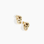 LO Collections x ALEX AND TRAHANAS Double-Linked Chifferi Hoop Earrings Earrings in Nano-Coated Brass Material 