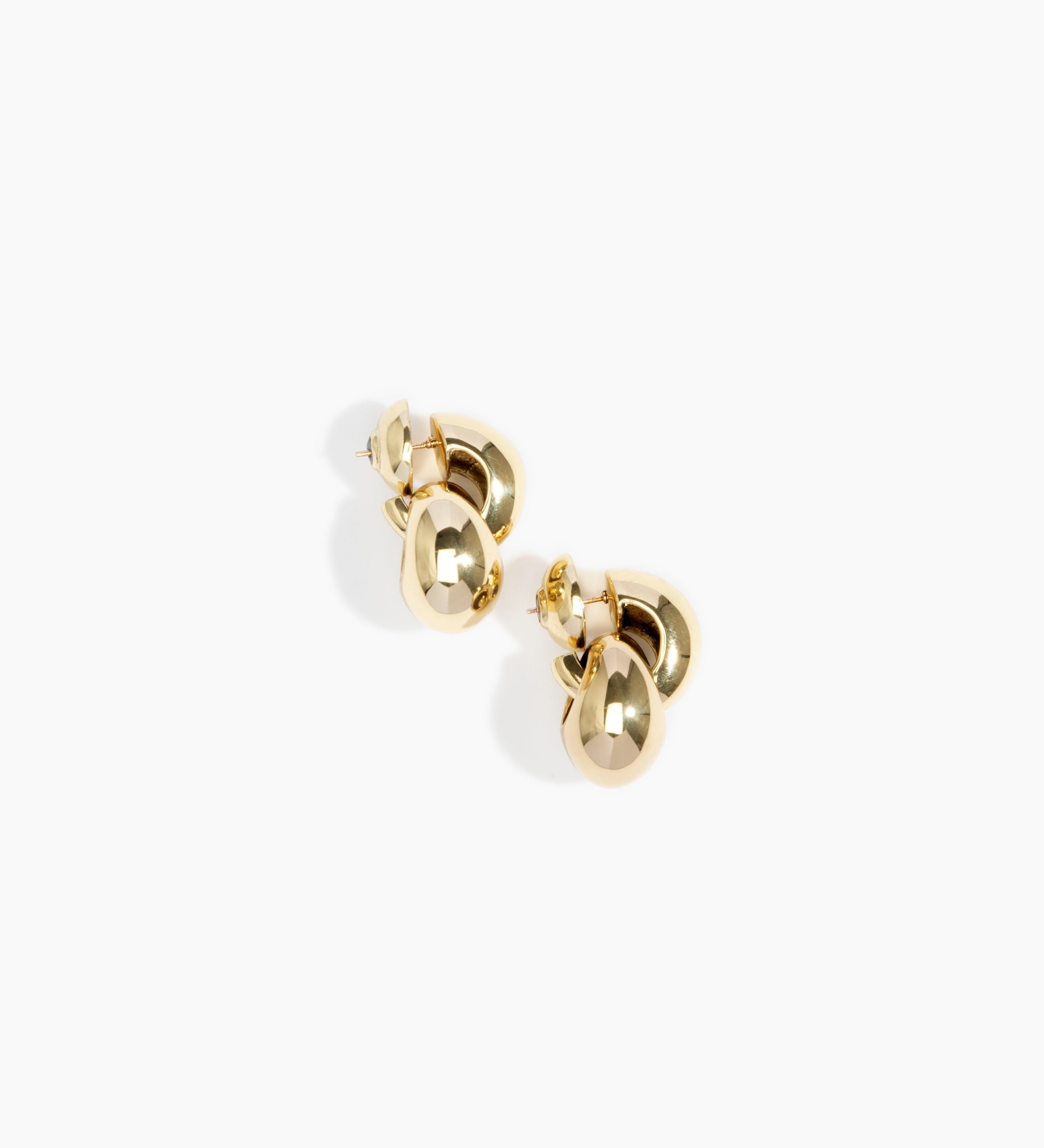 LO Collections x ALEX AND TRAHANAS Double-Linked Chifferi Hoop Earrings Earrings in Nano-Coated Brass Material 