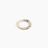 Dinosaur Designs Drift Wishbone Bangle in Sandy Pearl Colour resin with Wide Fit..