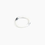 Dinosaur Designs Slate Bangle Bracelets in White Marble Colour resin with Wide Fit