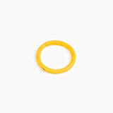Dinosaur Designs Round Rock Wishbone Bangle in Honeycomb Colour resin with Wide Fit.