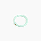 Dinosaur Designs Round Rock Wishbone Bangle Bracelets in Mint Colour resin with Regular Fit