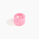Dinosaur Designs Long Band Bangle in Parakeet Colour resin with Regular Fit