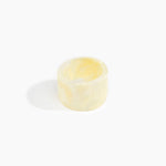 Dinosaur Designs Long Band Bangle in Lemon Colour resin with Regular Fit.