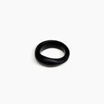 Dinosaur Designs Earth Bangle in Black Colour resin with Regular Fit.