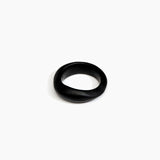 Dinosaur Designs Earth Bangle in Black Colour resin with Regular Fit
