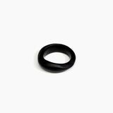 Dinosaur Designs Earth Bangle in Black Colour resin with Regular Fit..